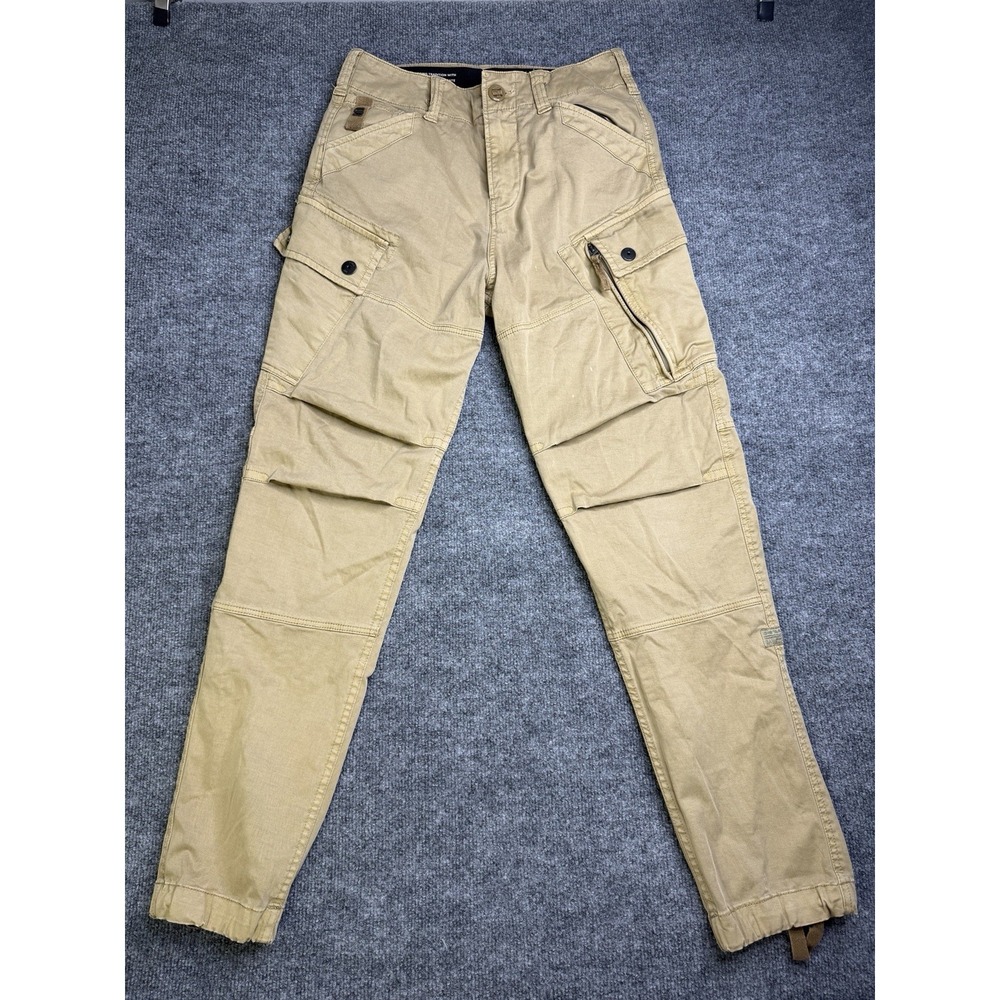 G-Star RAW Men's Khaki Cargo Pants 27/32 Tapered Utility